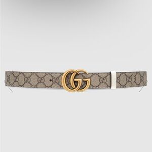 Authentic Gucci GG Marmont Reversible Belt